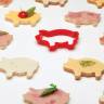 Форма для бутербродов Piggy Party Animals Peleg Design