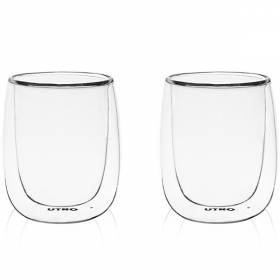 Набір склянок UTRO Hygge 200 мл з подвійним дном 2 шт
