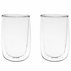 Набір склянок UTRO Hygge 400 мл з подвійним дном 2 шт