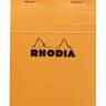 Блокнот Rhodia Pad Оранжевый, клетка, 10,5х15 см