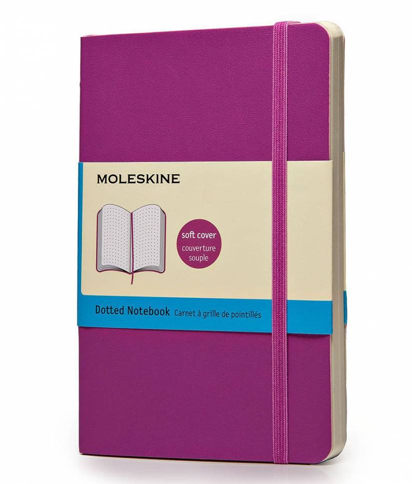 Карманный блокнот Moleskine Classic Мягкая обложка Розовый Точка