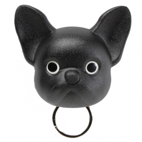 Ключниця настінна Qualy Frenchy Dog Чорна