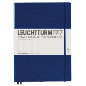 Блокнот Leuchtturm1917 MasterSlim Темно-синий Точка (342929)