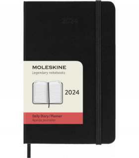 Середній Щоденник Moleskine 2024 Чорний 