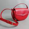Кожаная женская сумка AV2 Красная (B327)