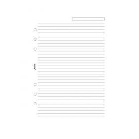 Бланки Filofax Pocket White Линия (213008) 213008 фото