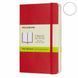 Блокнот Moleskine Classic Кишеньковий Чисті Листи Червоний QP012F2 фото 1