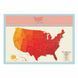 Скретч-карта США Luckies Scratch Map USA Edition LUKUS фото 3