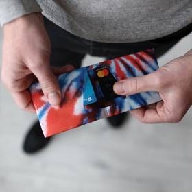 Кошелек Paper Ninja Tie Dye 10425 фото