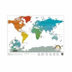 Скретч карта мира Luckies Scratch Map LUSCR фото