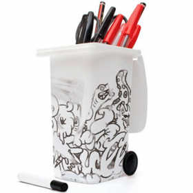 Органайзер для ручок та олівців Luckies Wheelie Bin Desk Tidy DIY LUKWHD фото