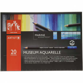 Набір акварельних олівців Caran d'Ache Museum Aquarelle Marina 20 кольорів 3510.920 фото