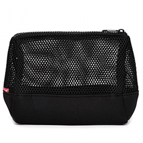 Косметичка клатч Poolparty Mesh cosmetic-mesh-black фото