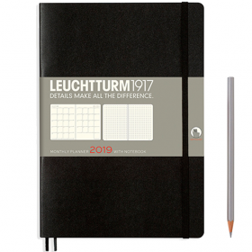 Ежемесячник с заметками Leuchtturm1917 Composition Черный 2019 (357882) 357884 фото