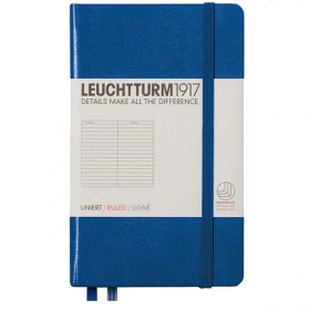 Блокнот Leuchtturm1917 Кишеньковий Королівський синій Лінія (344748) 344748 фото
