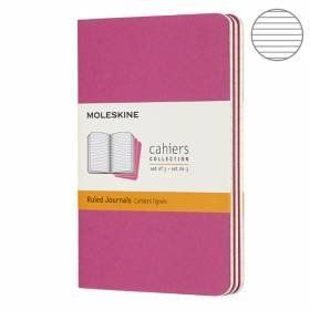 Середній Блокнот Moleskine Cahier (3 шт) Лінія Кінетичний Рожевий CH016D17 фото