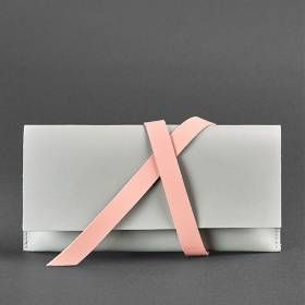 Кожаный дорожный кейс BlankNote Серый Розовый BN-TK-1-shadow-pink фото