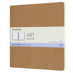 Блокнот Moleskine Art Cahier Квадратний для Малювання Бежевий ARTSKA5P3 фото