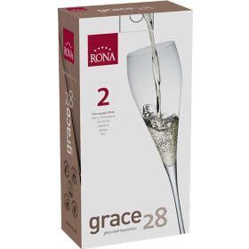 Набор бокалов для шампанского Rona Grase 280 мл 2 шт 6835/280 фото
