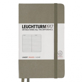 Блокнот Leuchtturm1917 Карманный Серо-Коричневый Линия (339587) 339587 фото