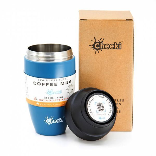 Термостакан Cheeki Coffee Mugs Leak Proof 350 ml Topaz OCC350TOP фото