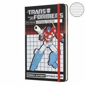 Середній блокнот Moleskine Transformers Оптимус Прайм Чорний Лінія LETFQP060OP фото