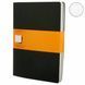 Большая тетрадь (3 шт) Moleskine Cahier черная Линия QP321 фото 1
