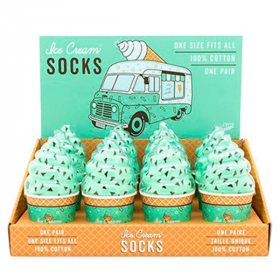 Носки Luckies Ice Cream Socks Mint Choc Chip LUKSOCM фото