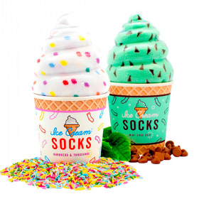 Носки Luckies Ice Cream Socks Mint Choc Chip LUKSOCM фото