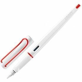 Перьевая Ручка Lamy Joy Белая с красной клипсой 1,5 мм 4033718 фото
