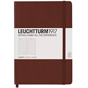 Блокнот Leuchtturm1917 Середній Коричневий Лінія (339574) 339574 фото