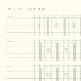 Тижневик з нотатками Leuchtturm1917 Середній Крижаний синій 2019 (357807) 357807 фото