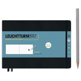Скетчбук для маркеров Leuchtturm1917 Medium Landscape Черный (362366) 362366 фото