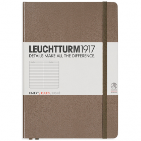 Блокнот Leuchtturm1917 Середній Сіро-Коричневий Лінія (339571) 339571 фото