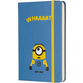 Нотатник Moleskine Minions кишенькова Лінія Синя LEMI01MM710B29 фото