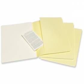 Блокнот Moleskine Cahier Большой Чистые Листы Нежный Желтый CH023M23 фото