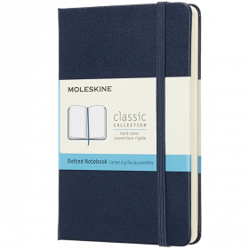Кишеньковий блокнот Moleskine Classic Тверда обкладинка Синій Точка MM713B20 фото