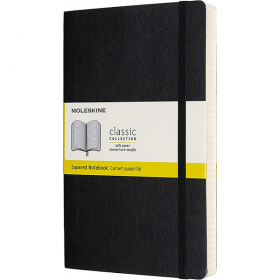 Середній блокнот Moleskine Classic Expanded Чорний Клітка QP617EXP фото