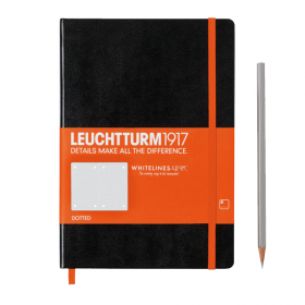 Блокнот Leuchtturm1917 WhiteLines Середній Чорний Крапка (345312) з відривними листами 345312 фото