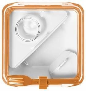 Ланч бокс Black + Blum квадратний Box Appetit Помаранчевий BA003 фото