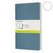 Большой Блокнот Moleskine Cahier (3 шт) Чистые Листы Живой Голубой CH023B44 фото 1