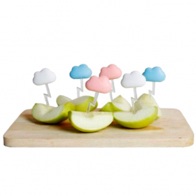 Шпажки для закусок и канапе Cloud Qualy Пастель QL10255-BU-PK фото