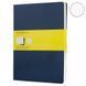 Большая тетрадь (3 шт) Moleskine Cahier синяя Клетка CH222 фото 1