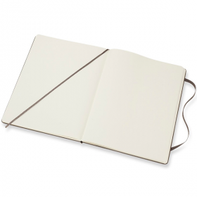 Большой блокнот Moleskine Classic Твердая обложка Коричневый Чистые листы QP092P14 фото