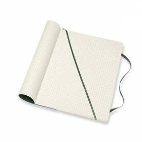 Блокнот Moleskine Classic Большой Клетка Миртовый Зеленый Мягкий QP622K15 фото