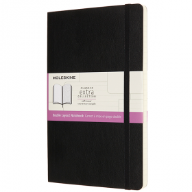 Середній Блокнот Moleskine Classic Extra Лінія-Чисті листи Чорний NB313SBK фото