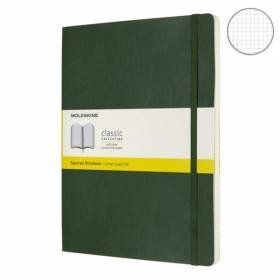 Блокнот Moleskine Classic Великий Клітка Миртовий Зелений М'який QP622K15 фото