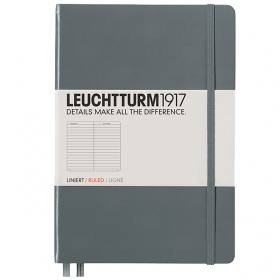 Блокнот Leuchtturm1917 Середній Антрацит Лінія (344782) 344782 фото
