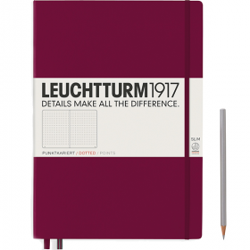Блокнот Leuchtturm1917 MasterSlim Винний Крапка (359787) 359787 фото