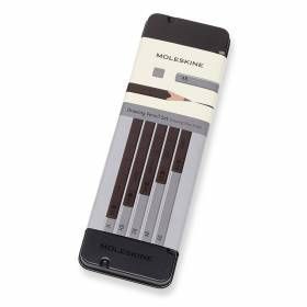 Набір олівців чорнографіт Moleskine Graphit Drawing Pencil Set (5 шт) EW7P05GPHA фото